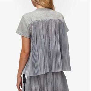 NEW Nike x Sacai SS Fleece Top gray medium